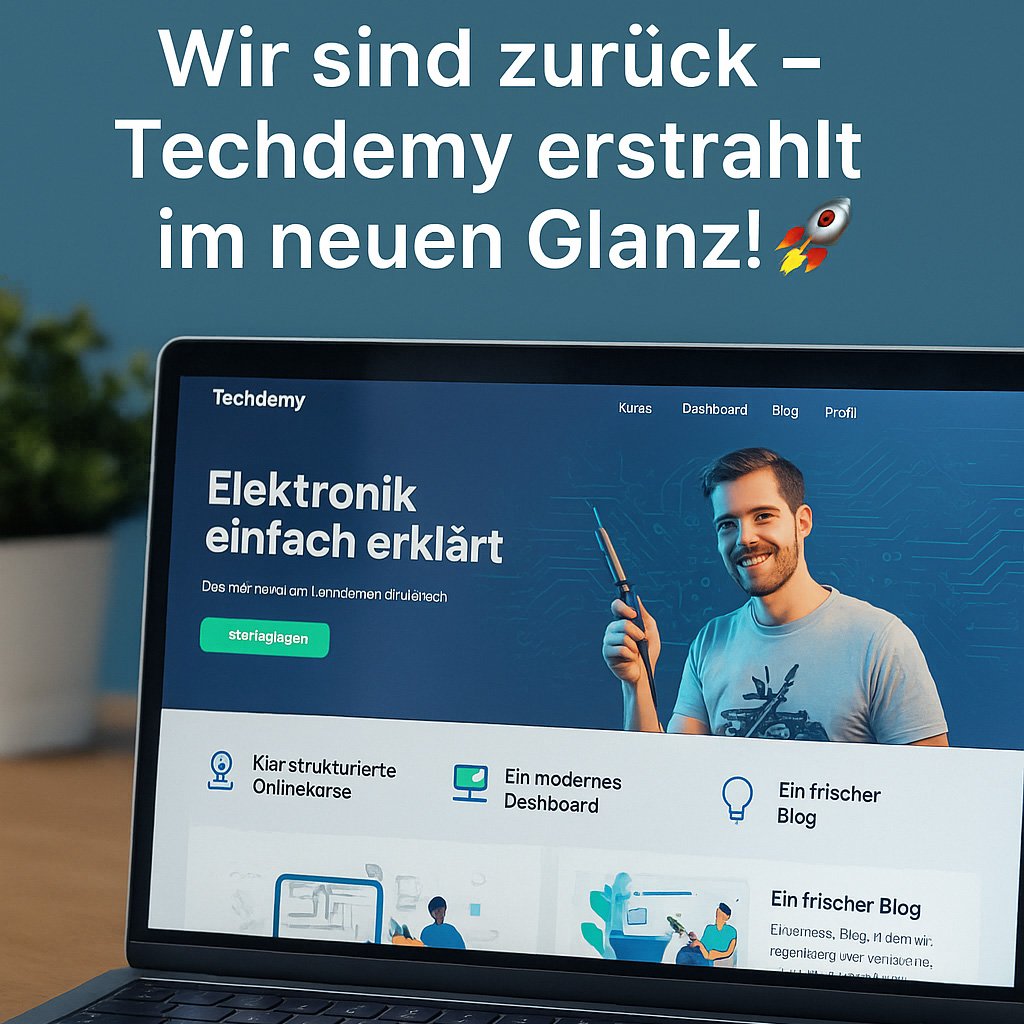 Willkommen auf unserer neuen Techdemy Website